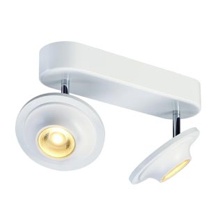 147801 LIFA 2 светильник накладной с 2-мя LED по 5Вт, 3000K, 600lm, белый, Marbel 147801 LIFA 2 светильник накладной с 2-мя LED по 5Вт, 3000K, 600lm, белый, Marbel