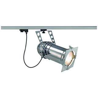 153342 SFL PAR56 T 150 LANG HV G12 Strahler, alu, 150W, inkl. 3P.-Adapter, Marbel