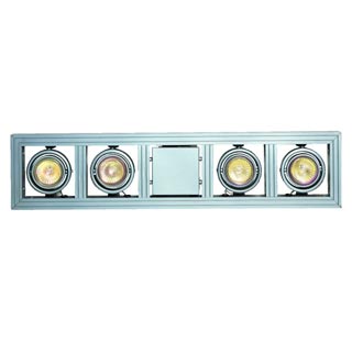 154242 AIXLIGHT® LONG GU10 светильник подвесной для 4-x ламп GU10 по 50Вт макс., серебристый, Marbel