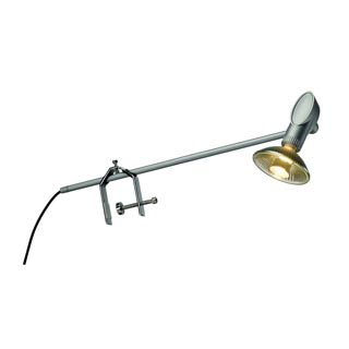 146344 LUNA DISPLAY светильник на струбцине для лампы GU10 75Вт макс., серебристый, Marbel