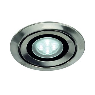 115845 LUZO INTEGRATED LED светильник встраиваемый c Fortimo Spot 13Вт, 4000К, 640lm, серый металлик, Marbel