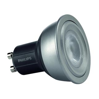 560014 PHILIPS MASTER LED SPOT GU10 источник света PowerLED 4Вт, 230В, 40°, 3000K, 180lm, диммируемый, Marbel