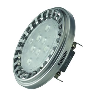 560034 Philips Master LED QRB111, 10W, 40°, 3000K, d, Marbel