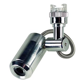 186562 MINI ALU TRACK, LED SPOT светильник с PowerLED 1Вт, 3000К, хром, Marbel