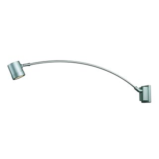 228812 MYRA CURVED светильник настенный IP55 для лампы GU10 50Вт макс., серебристый, Marbel