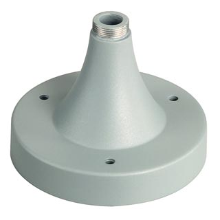 233144 Standfuss für NEW MYRA 1 & 2 Leuchtenköpfe, silbergrau, Marbel