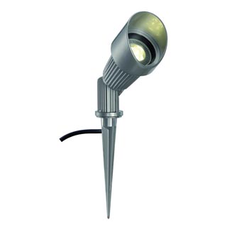 227419 NAUTILUS SPIKE, rund, silber- grau, GU10, max. 35W, inkl. 3m Zuleitung ohne Stecker, Marbel