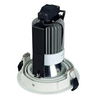 113581 NEW TRIA LED DISK светильник встраиваемый с Fortimo LED 14.5Вт, 2700K, 35°, 630lm, текстурный белый, Marbel 113581 NEW TRIA LED DISK светильник встраиваемый с Fortimo LED 14.5Вт, 2700K, 35°, 630lm, текстурный белый, Marbel