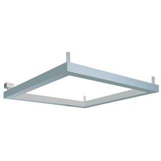 157384 T5 OPEN GRILL UNI светильник накладной с ЭПРА для 4-х ламп Т5 по 24Вт, серебристый, Marbel 157384 T5 OPEN GRILL UNI светильник накладной с ЭПРА для 4-х ламп Т5 по 24Вт, серебристый, Marbel