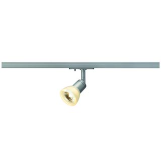 143454 1PHASE-TRACK, PURIA SPOT светильник для лампы GU10 50Вт макс, серебристый/ стекло матовое, Marbel 143454 1PHASE-TRACK, PURIA SPOT светильник для лампы GU10 50Вт макс, серебристый/ стекло матовое, Marbel