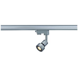 153574 3Ph, PURI SET светильник c Philips GU10 PowerLED 6W, 3000K, 40°, 320lm, серебрстый, Marbel