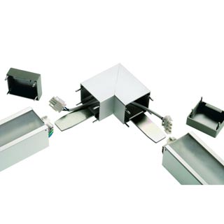 155062 Q-Line Eckverbinder, Marbel