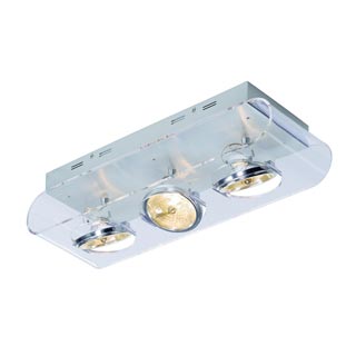 147583 RETROSIX QRB 3 светильник накладной с ЭПН для 3-x ламп QRB111 по 50Вт макс., прозрачный, Marbel 147583 RETROSIX QRB 3 светильник накладной с ЭПН для 3-x ламп QRB111 по 50Вт макс., прозрачный, Marbel