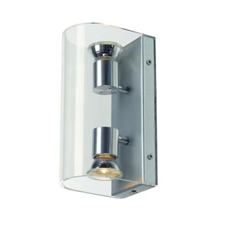 147585 RETROSIX GU10 WALL UP-DOWN светильник настенный для 2-х ламп GU10 50Вт макс., прозрачный, Marbel 147585 RETROSIX GU10 WALL UP-DOWN светильник настенный для 2-х ламп GU10 50Вт макс., прозрачный, Marbel