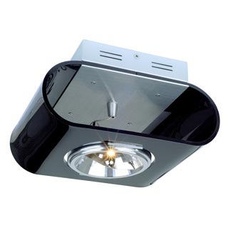 147591 RETROSIX QRB 1 светильник накладной с ЭПН для лампы QRB111 50Вт макс., матиров. алюминий/ черный, Marbel 147591 RETROSIX QRB 1 светильник накладной с ЭПН для лампы QRB111 50Вт макс., матиров. алюминий/ черный, Marbel