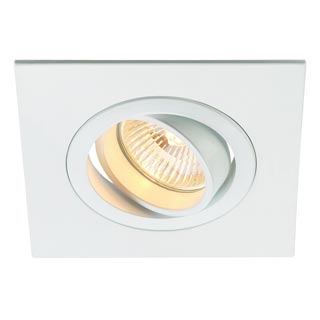 112661 ROW 1 GU10 светильник встраиваемый для лампы GU10 50Вт макс., белый, Marbel 112661 ROW 1 GU10 светильник встраиваемый для лампы GU10 50Вт макс., белый, Marbel