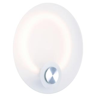 149401 SAINT 22 светильник настенный с ЭПРА для лампы T5-RING 22Вт, матированный алюминий / стекло матовое, Marbel