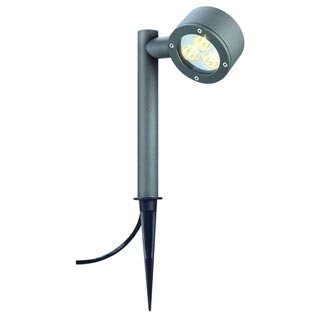 230375 SITRA EARTH SPIKE светильник IP54 для лампы GX53 9Вт макс., темно-серый, Marbel
