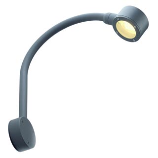 230384 SITRA DISPLAY светильник настенный IP54 для лампы GX53 9Вт макс., темно-серый, Marbel