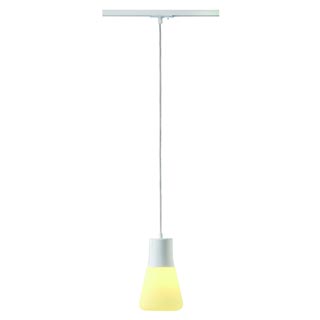 143611 1PHASE-TRACK, SO-TOO светильник подвесной для лампы Е27 23Вт макс., белый/ стекло белое, Marbel