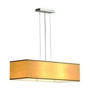 155293 SOPRANA PD-1 светильник подвесной для 4-х лампы E27 по 60Вт макс., хром/ бежевый, Marbel