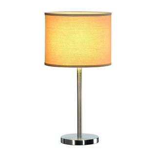 155353 SOPRANA ТL-2 светильник настольный для лампы E27 60Вт макс., серый металлик/ бежевый, Marbel