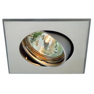 113207 SQUARE светильник встраиваемый для лампы MR16 50Вт макс., титан, Marbel