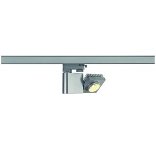 152914 STRUCTURN LED 10W, eckig, silbergrau, 3000K, 60°, inkl. 3P.-Adapter, Marbel 152914 STRUCTURN LED 10W, eckig, silbergrau, 3000K, 60°, inkl. 3P.-Adapter, Marbel