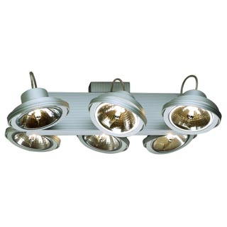 149146 TEC 6 СARDA светильник с ЭПН для 6-ти ламп QRB111 по 50Вт макс., серебристый, Marbel 149146 TEC 6 СARDA светильник с ЭПН для 6-ти ламп QRB111 по 50Вт макс., серебристый, Marbel