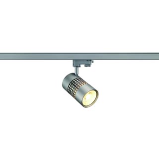152834 STRUCTEC LED 22W, rund, silbergrau, 3000K, 60°, inkl. 3P.-Adapter, Marbel 152834 STRUCTEC LED 22W, rund, silbergrau, 3000K, 60°, inkl. 3P.-Adapter, Marbel