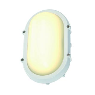 229921 TERANG Wand-und Deckenleuchte, oval, weiss, 8W LED, 3000K, Marbel