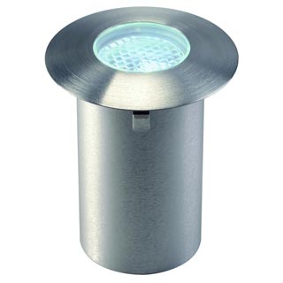 227471 TRAIL-LITE светильник встраиваемый IP65 c 4-мя белыми LED 0.3Вт, сталь/ стекло сотовое, Marbel