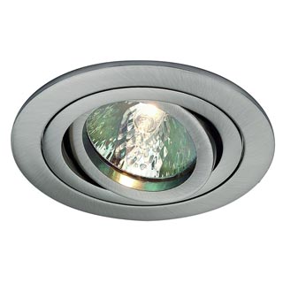 111447 TRIA 2 светильник встраиваемый для лампы MR16 35Вт макс., никель, Marbel