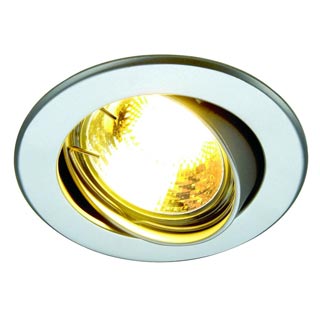 116107 TURNO GU10 светильник встраиваемый для лампы GU10 50Вт макс., матовый хром, Marbel