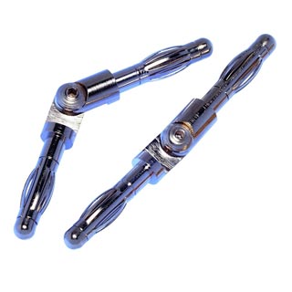 138803 WAVE, коннектор угловой, 2 шт., хром, Marbel