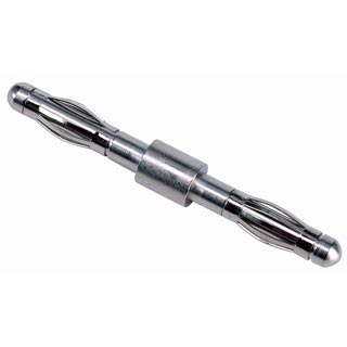 138809 WAVE, коннектор прямой, 10 шт., хром, Marbel