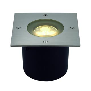 227422 WETSY POWER LED SQUARE светильник встраиваемый IP67 c 3-мя PowerLED по 1Вт, сталь/ белый теплый LED, Marbel 227422 WETSY POWER LED SQUARE светильник встраиваемый IP67 c 3-мя PowerLED по 1Вт, сталь/ белый теплый LED, Marbel