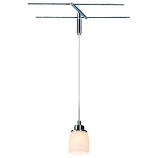 181242 WIRE SYSTEM, SURA PD светильник подвесной для лампы G6,35 50Вт макс., хром / керамика белая, Marbel 181242 WIRE SYSTEM, SURA PD светильник подвесной для лампы G6,35 50Вт макс., хром / керамика белая, Marbel