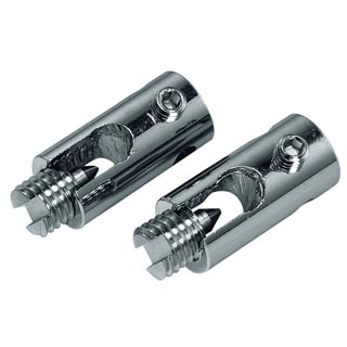 186352 WIRE SYSTEM, подвод питания для тросика, 2 шт., хром, Marbel 186352 WIRE SYSTEM, подвод питания для тросика, 2 шт., хром, Marbel