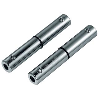 186362 WIRE SYSTEM, коннектор изолирующий. 6см, 2 шт., хром, Marbel